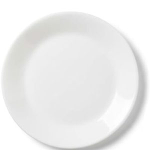 Corelle Livingware Bread and Butter Plate - Set of 4 - Winter Frost White - 6-3/4" Plates - Durable Dinnerware for Every