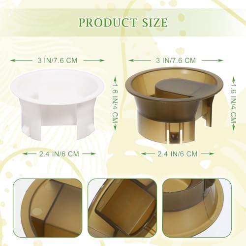 2 Pcs Food Grade Plastic Water Pitcher Lids for Glass Bistro Pitchers – Leak-Proof Design & Freshness Seal for Ultimate